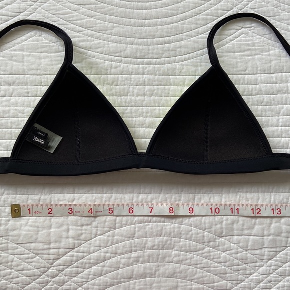 Triangl Ollie Coco Moon Bikini Top Neoprene Mesh Crochet Yellow Black Small - Picture 11 of 16